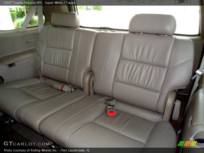 Rear Seat of 2007 Sequoia SR5