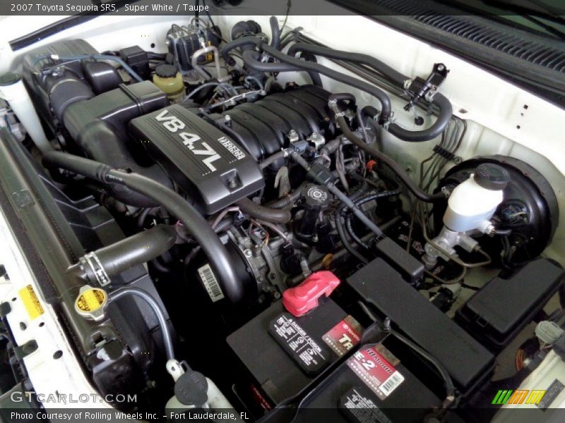 Super White / Taupe 2007 Toyota Sequoia SR5