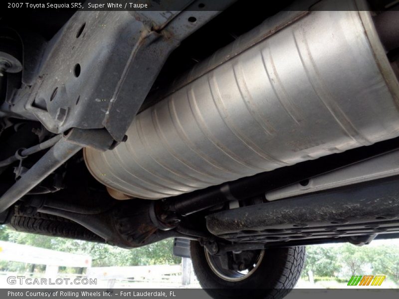 Super White / Taupe 2007 Toyota Sequoia SR5