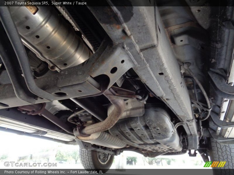 Super White / Taupe 2007 Toyota Sequoia SR5