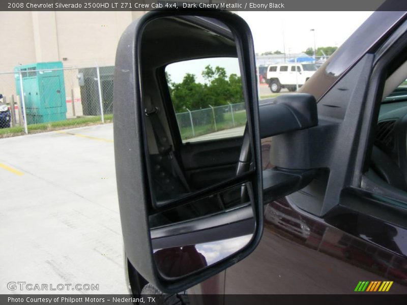 Dark Cherry Metallic / Ebony Black 2008 Chevrolet Silverado 2500HD LT Z71 Crew Cab 4x4