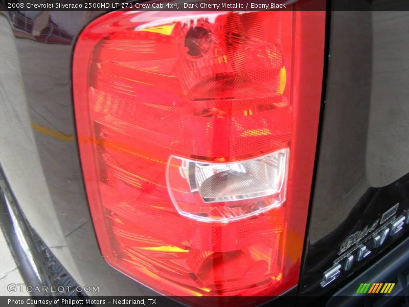 Dark Cherry Metallic / Ebony Black 2008 Chevrolet Silverado 2500HD LT Z71 Crew Cab 4x4