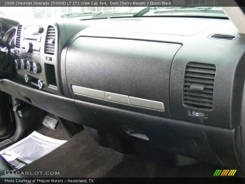 Dark Cherry Metallic / Ebony Black 2008 Chevrolet Silverado 2500HD LT Z71 Crew Cab 4x4