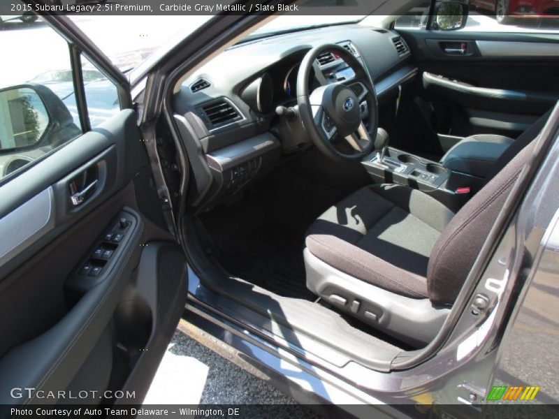 Carbide Gray Metallic / Slate Black 2015 Subaru Legacy 2.5i Premium