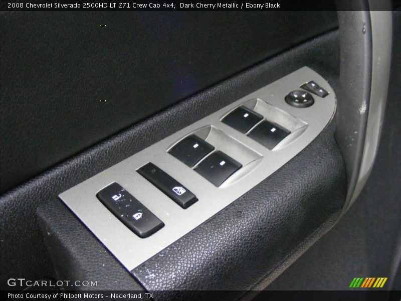 Dark Cherry Metallic / Ebony Black 2008 Chevrolet Silverado 2500HD LT Z71 Crew Cab 4x4