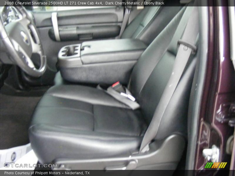 Dark Cherry Metallic / Ebony Black 2008 Chevrolet Silverado 2500HD LT Z71 Crew Cab 4x4