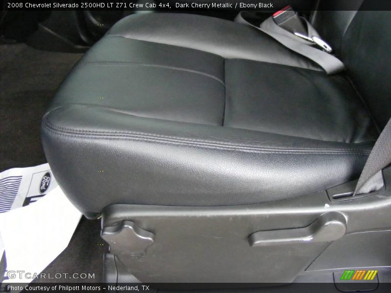 Dark Cherry Metallic / Ebony Black 2008 Chevrolet Silverado 2500HD LT Z71 Crew Cab 4x4