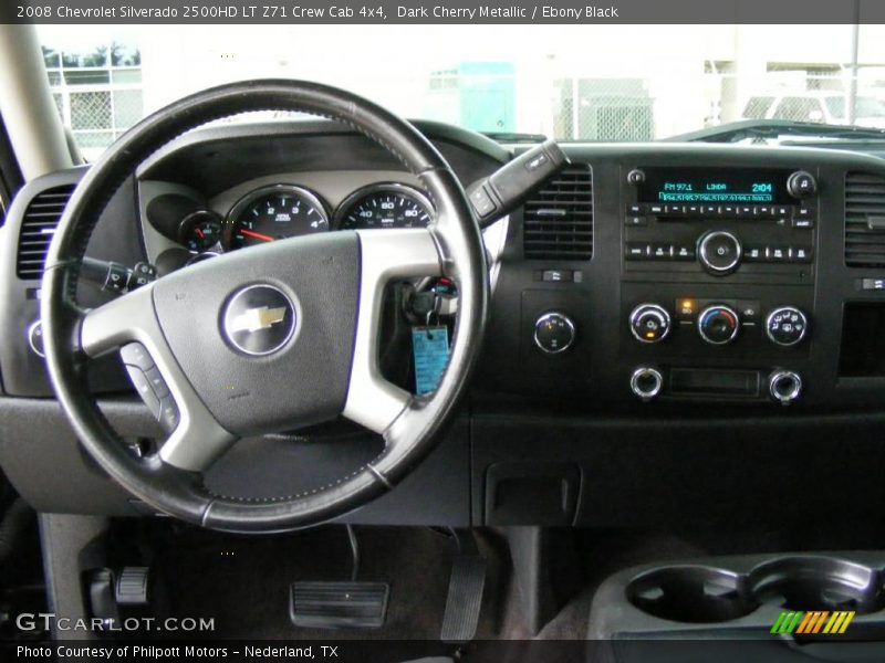 Dark Cherry Metallic / Ebony Black 2008 Chevrolet Silverado 2500HD LT Z71 Crew Cab 4x4