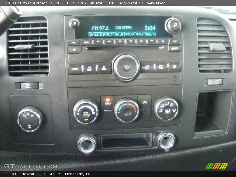 Dark Cherry Metallic / Ebony Black 2008 Chevrolet Silverado 2500HD LT Z71 Crew Cab 4x4