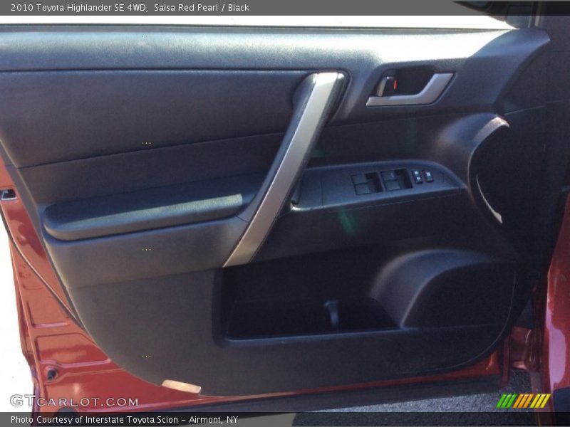 Salsa Red Pearl / Black 2010 Toyota Highlander SE 4WD