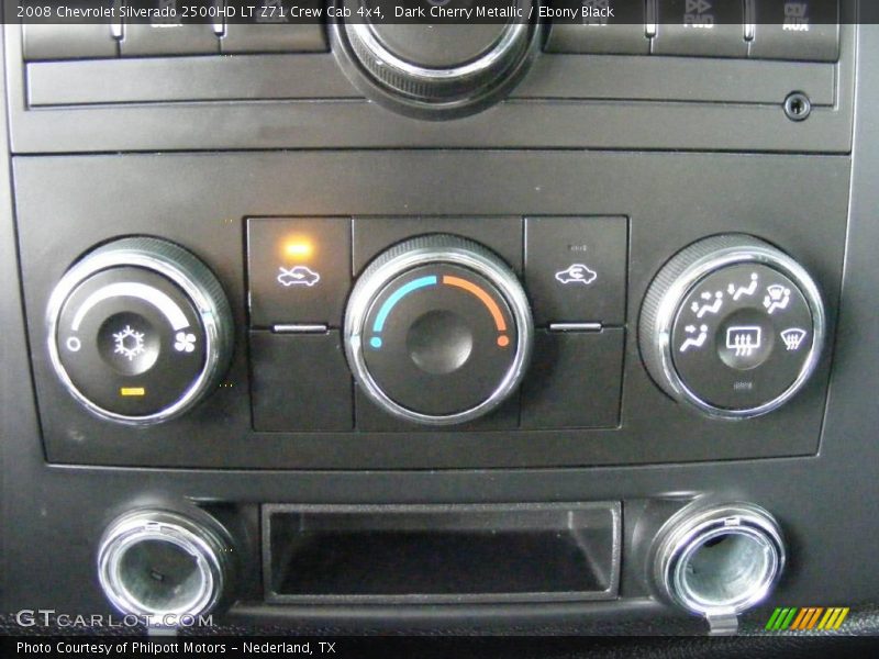 Dark Cherry Metallic / Ebony Black 2008 Chevrolet Silverado 2500HD LT Z71 Crew Cab 4x4