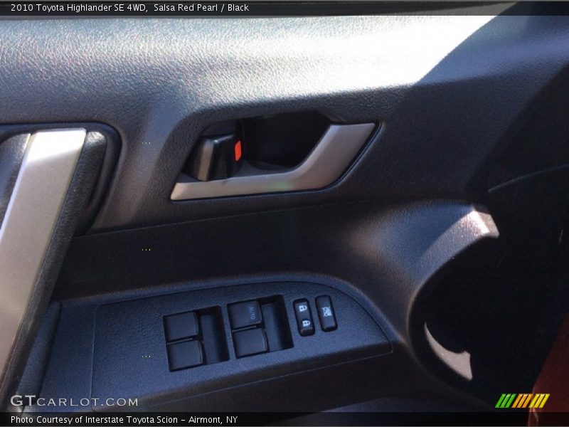Salsa Red Pearl / Black 2010 Toyota Highlander SE 4WD