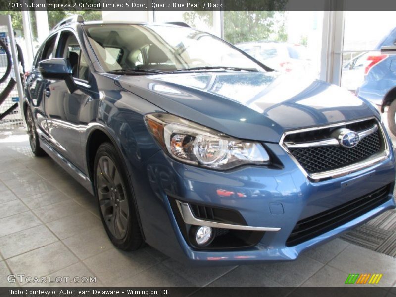 Quartz Blue Pearl / Black 2015 Subaru Impreza 2.0i Sport Limited 5 Door