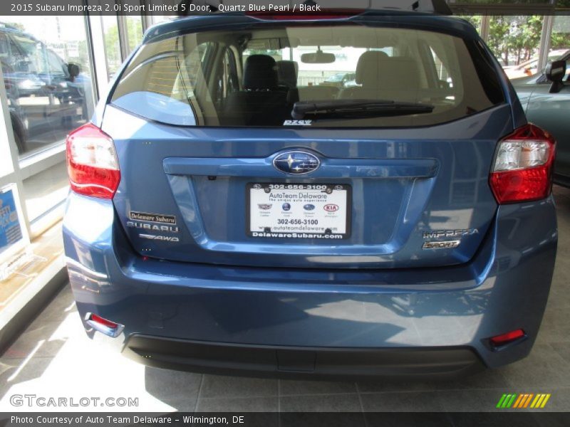 Quartz Blue Pearl / Black 2015 Subaru Impreza 2.0i Sport Limited 5 Door
