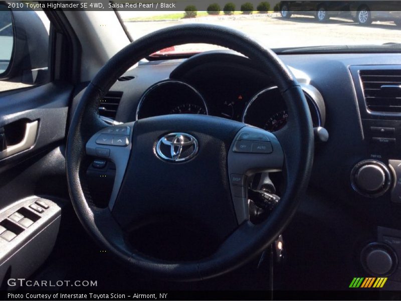 Salsa Red Pearl / Black 2010 Toyota Highlander SE 4WD