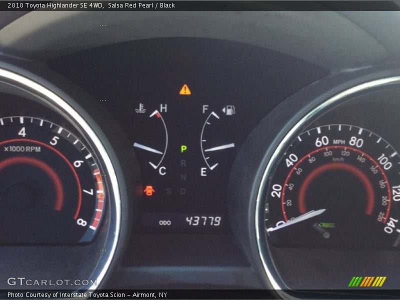 Salsa Red Pearl / Black 2010 Toyota Highlander SE 4WD