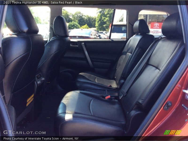 Salsa Red Pearl / Black 2010 Toyota Highlander SE 4WD