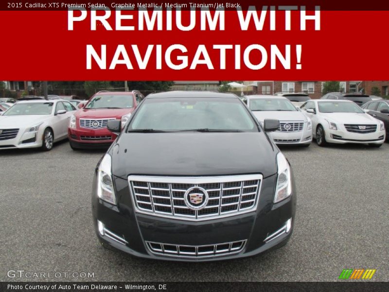 Graphite Metallic / Medium Titanium/Jet Black 2015 Cadillac XTS Premium Sedan