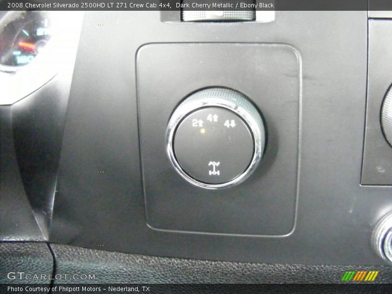 Dark Cherry Metallic / Ebony Black 2008 Chevrolet Silverado 2500HD LT Z71 Crew Cab 4x4
