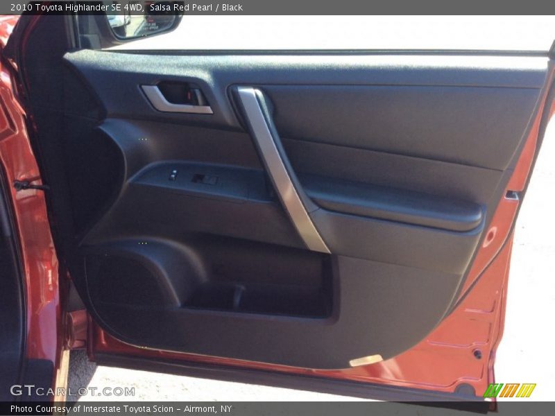 Salsa Red Pearl / Black 2010 Toyota Highlander SE 4WD