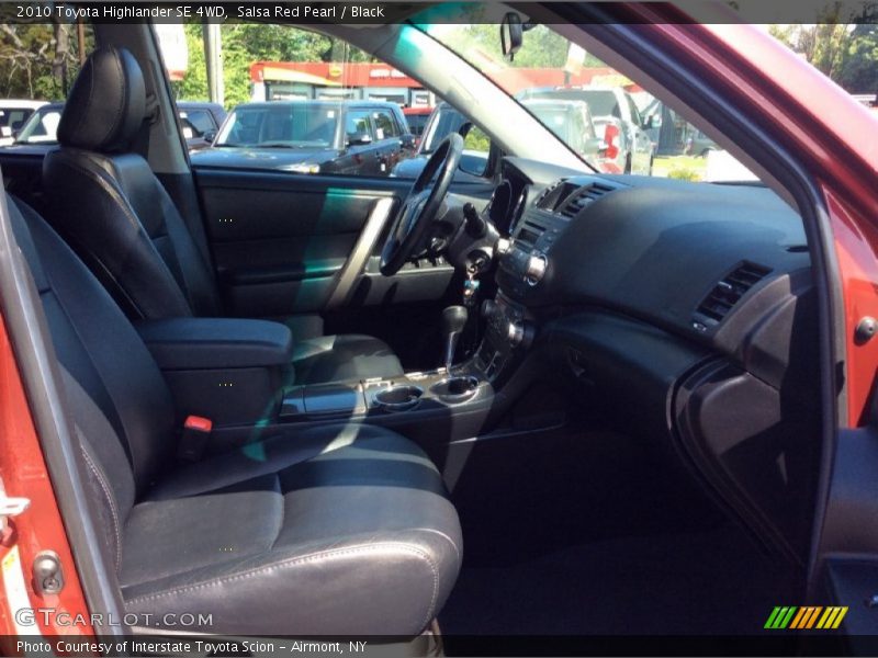 Salsa Red Pearl / Black 2010 Toyota Highlander SE 4WD