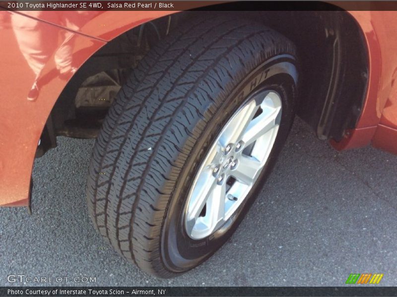 Salsa Red Pearl / Black 2010 Toyota Highlander SE 4WD