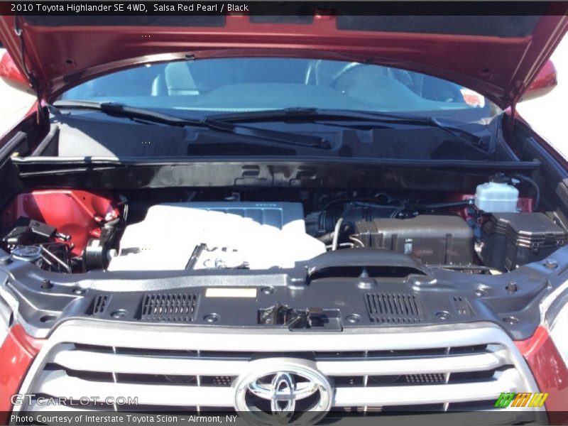 Salsa Red Pearl / Black 2010 Toyota Highlander SE 4WD