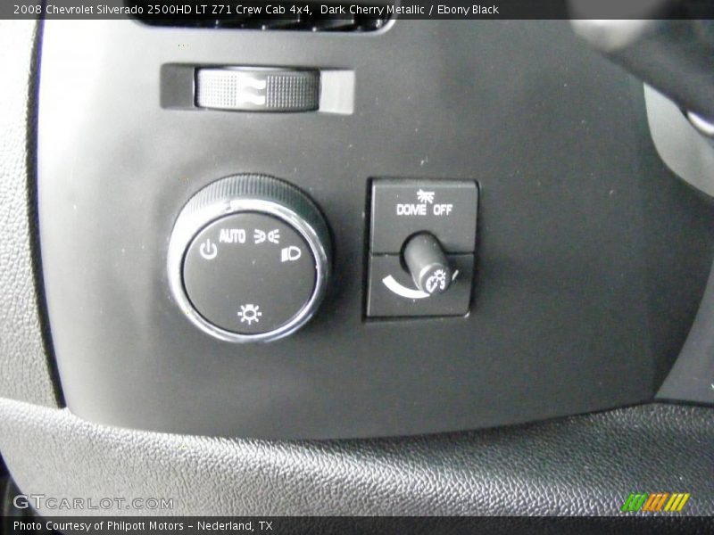 Dark Cherry Metallic / Ebony Black 2008 Chevrolet Silverado 2500HD LT Z71 Crew Cab 4x4