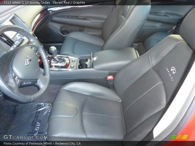 Vibrant Red / Graphite 2013 Infiniti G 37 Journey Sedan