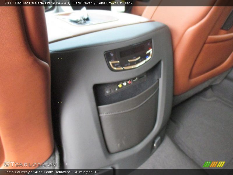 Black Raven / Kona Brown/Jet Black 2015 Cadillac Escalade Premium 4WD