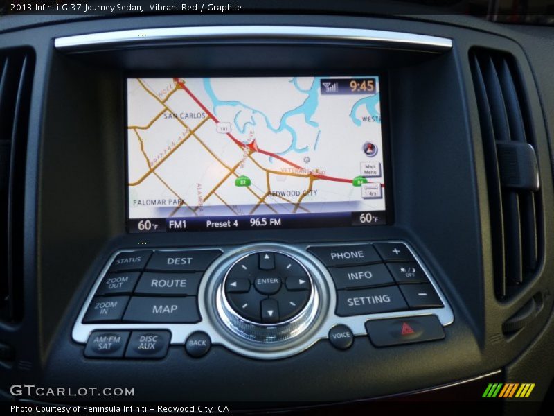 Vibrant Red / Graphite 2013 Infiniti G 37 Journey Sedan