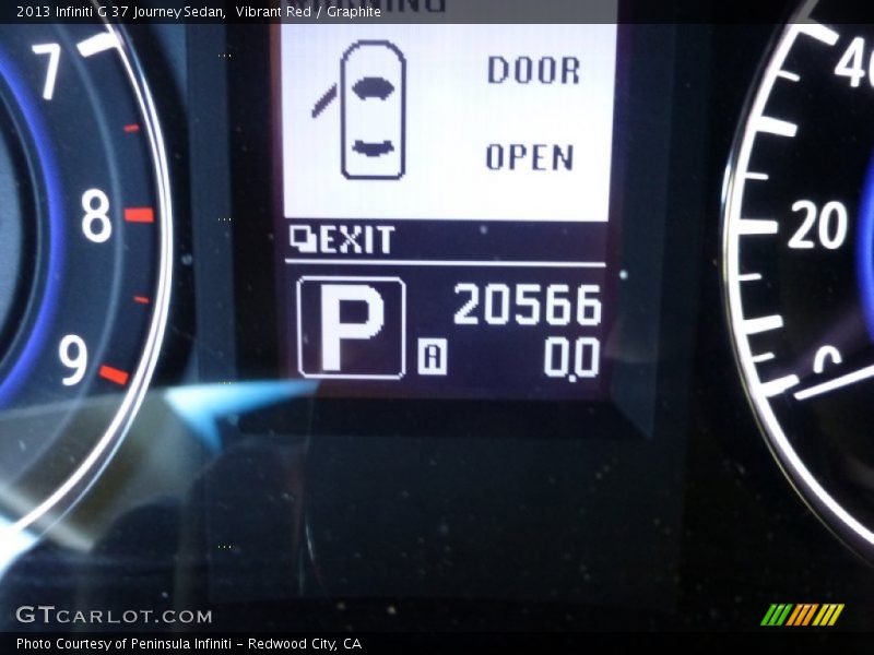 Vibrant Red / Graphite 2013 Infiniti G 37 Journey Sedan