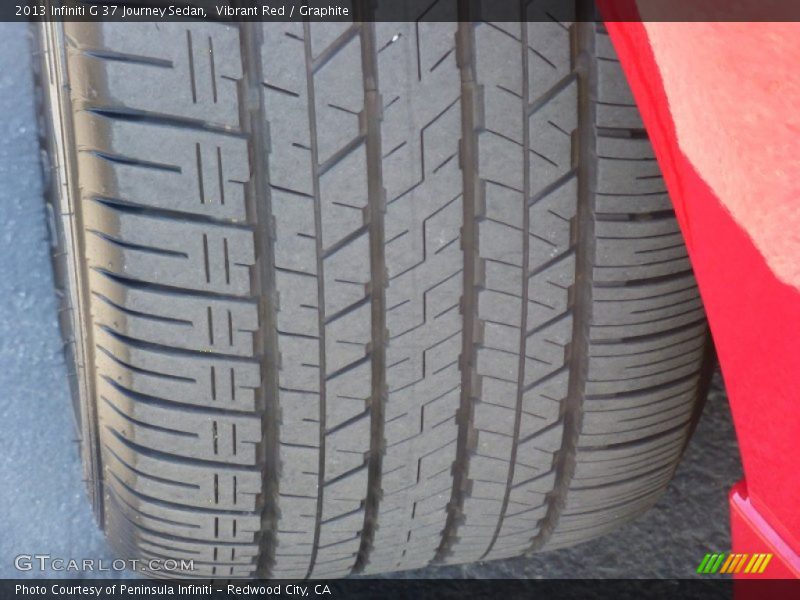 Vibrant Red / Graphite 2013 Infiniti G 37 Journey Sedan