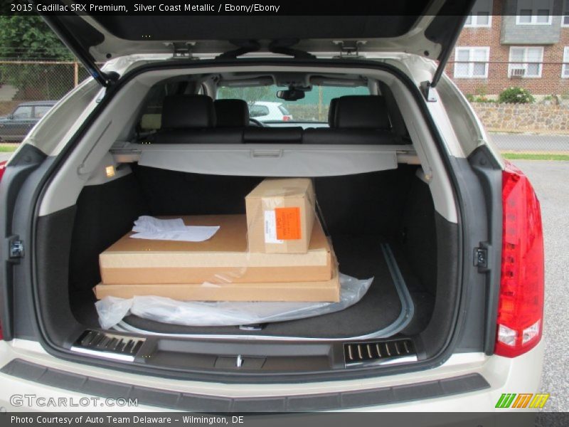 Silver Coast Metallic / Ebony/Ebony 2015 Cadillac SRX Premium