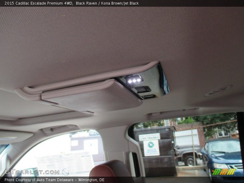 Black Raven / Kona Brown/Jet Black 2015 Cadillac Escalade Premium 4WD