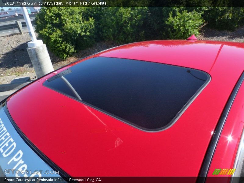 Vibrant Red / Graphite 2013 Infiniti G 37 Journey Sedan