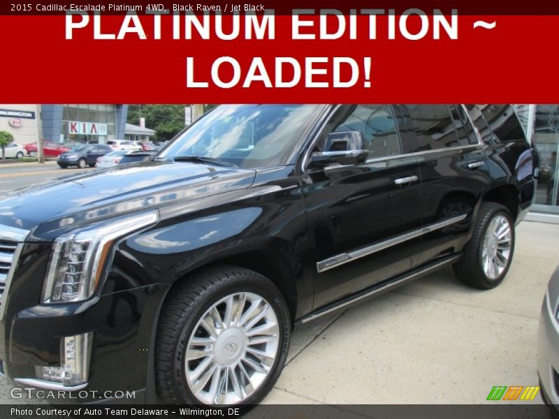 Black Raven / Jet Black 2015 Cadillac Escalade Platinum 4WD