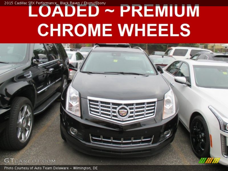 Black Raven / Ebony/Ebony 2015 Cadillac SRX Performance