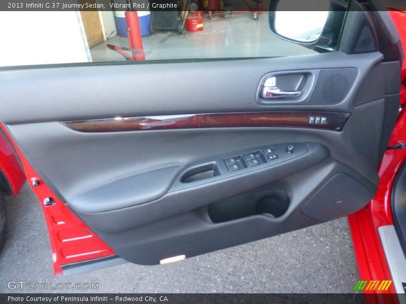 Vibrant Red / Graphite 2013 Infiniti G 37 Journey Sedan