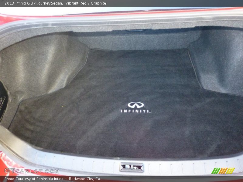 Vibrant Red / Graphite 2013 Infiniti G 37 Journey Sedan