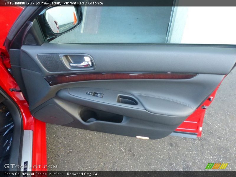 Vibrant Red / Graphite 2013 Infiniti G 37 Journey Sedan