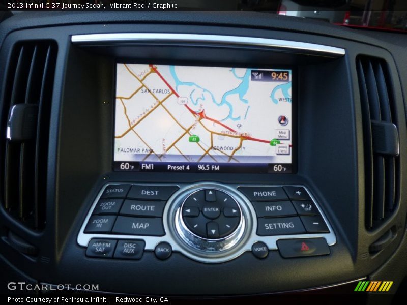 Vibrant Red / Graphite 2013 Infiniti G 37 Journey Sedan