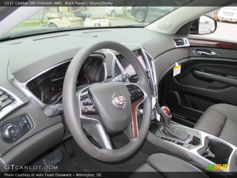 Black Raven / Ebony/Ebony 2015 Cadillac SRX Premium AWD