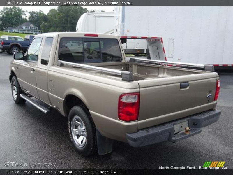 Arizona Beige Metallic / Medium Pebble 2003 Ford Ranger XLT SuperCab