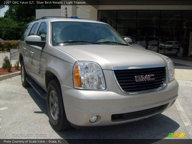 Silver Birch Metallic / Light Titanium 2007 GMC Yukon SLT