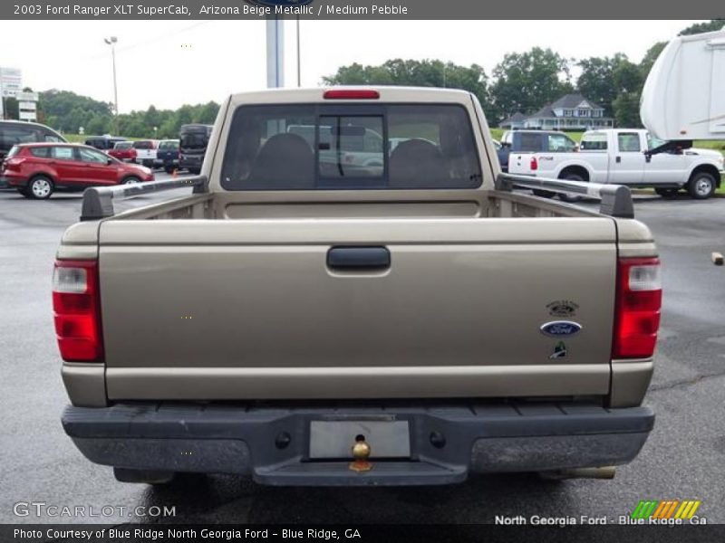 Arizona Beige Metallic / Medium Pebble 2003 Ford Ranger XLT SuperCab