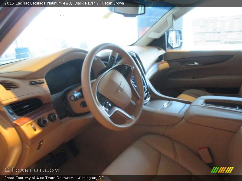 Black Raven / Tuscan Brown 2015 Cadillac Escalade Platinum 4WD