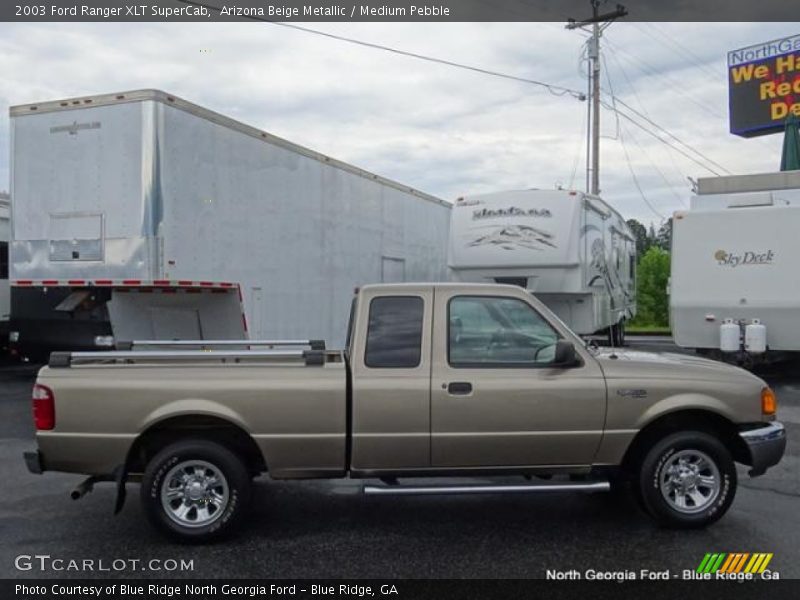 Arizona Beige Metallic / Medium Pebble 2003 Ford Ranger XLT SuperCab