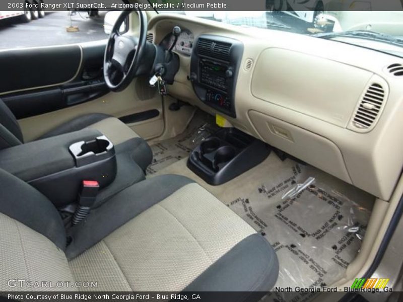 Arizona Beige Metallic / Medium Pebble 2003 Ford Ranger XLT SuperCab