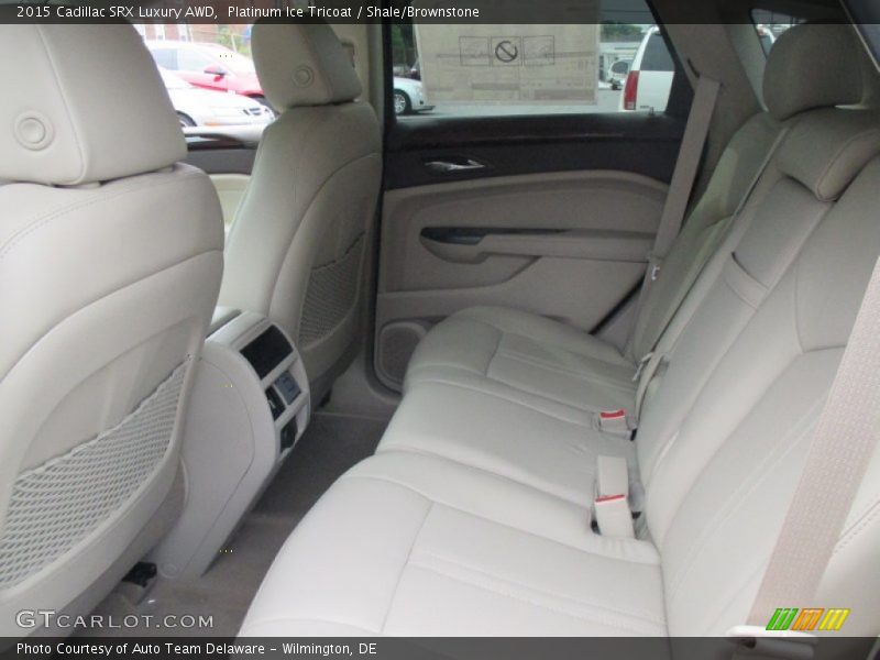 Platinum Ice Tricoat / Shale/Brownstone 2015 Cadillac SRX Luxury AWD